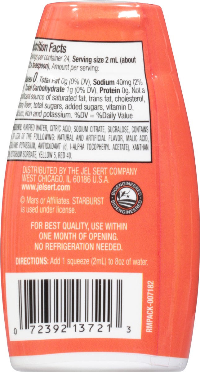 slide 2 of 12, Starburst Zero Sugar Orange Liquid Water Enhancer - 1.62 fl oz, 1.62 fl oz