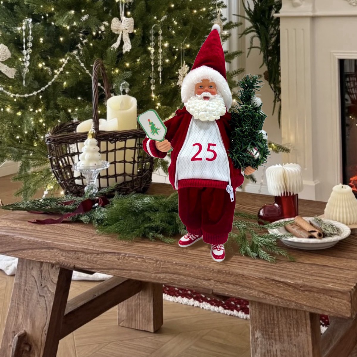 slide 3 of 3, 10.5" Santa Tabletop Decor By Ashland, 10.5 in