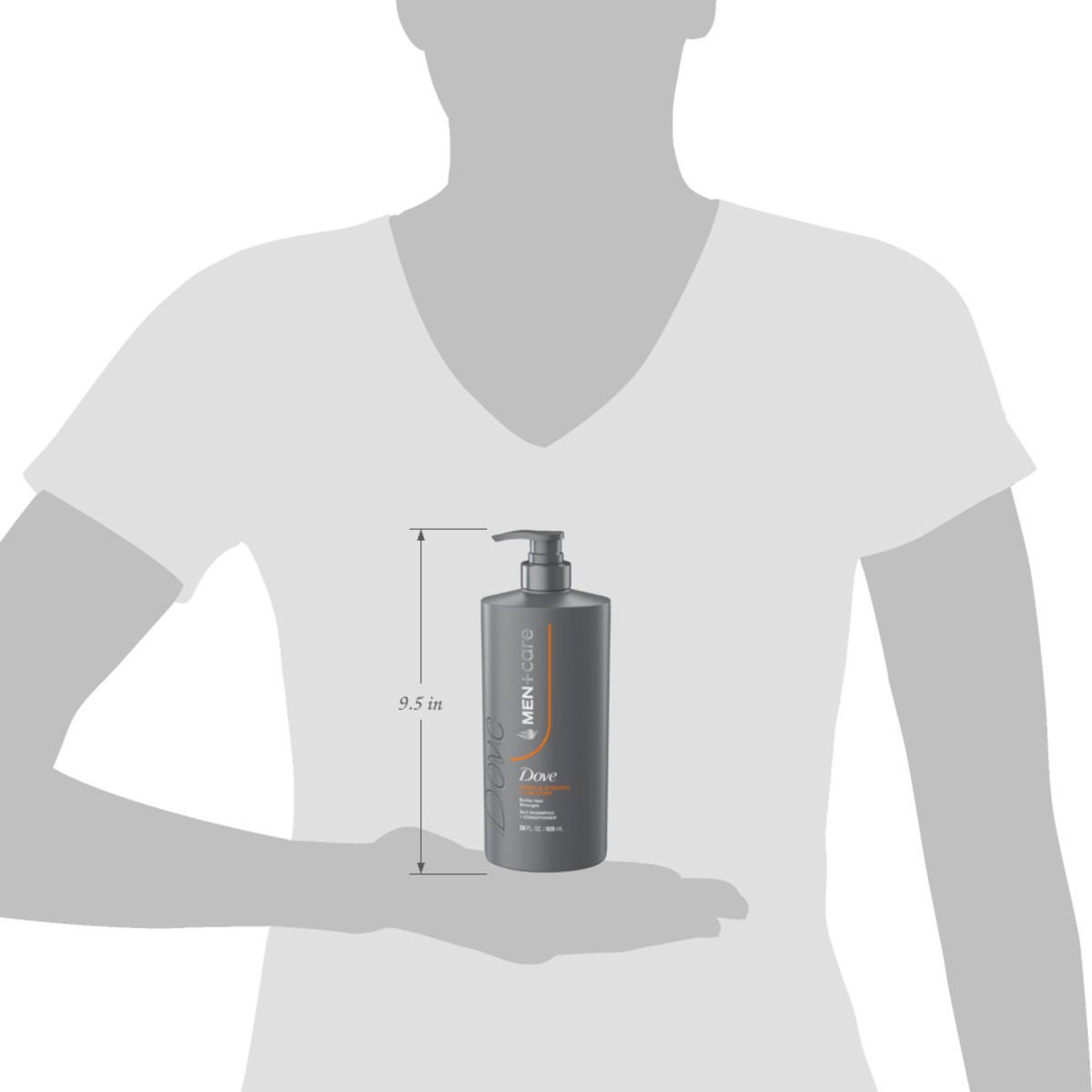 slide 10 of 14, "dove Men 2n1 Thk/strng", 28 inoz in