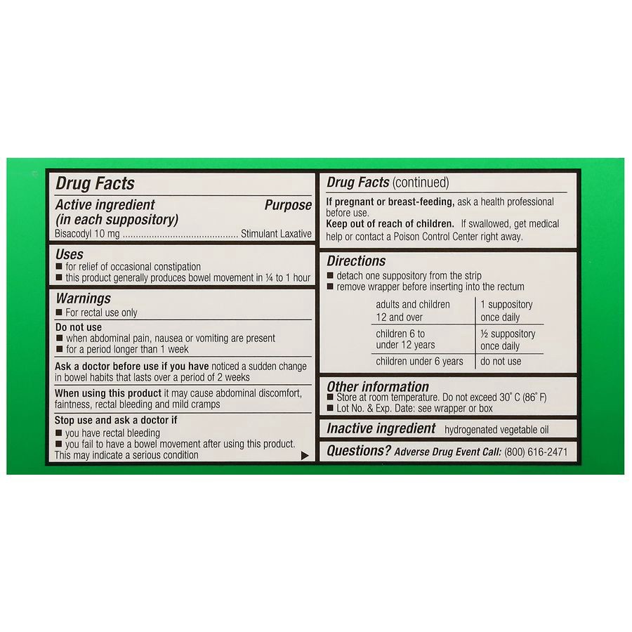 slide 4 of 4, Walgreens Gentle Laxative Suppositories, 30 ct