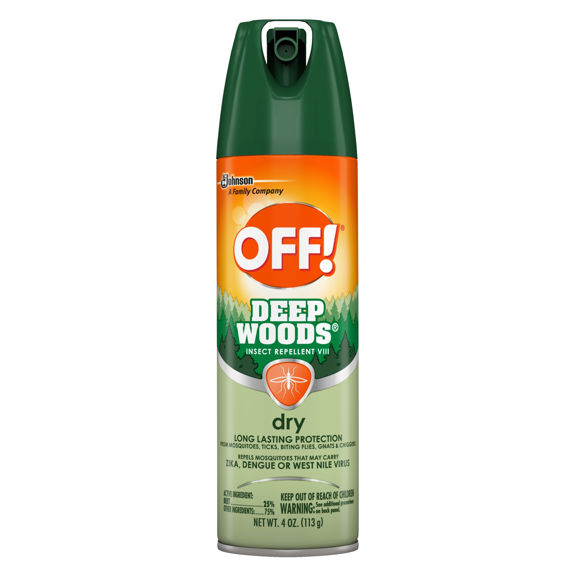 slide 1 of 7, OFF! Deep Woods Dry Insect Repellent, 4 oz