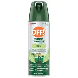 OFF! Deep Woods Insect Repellent VIII, Non-Greasy DEET Mosquito Repellent Dry, 4 oz