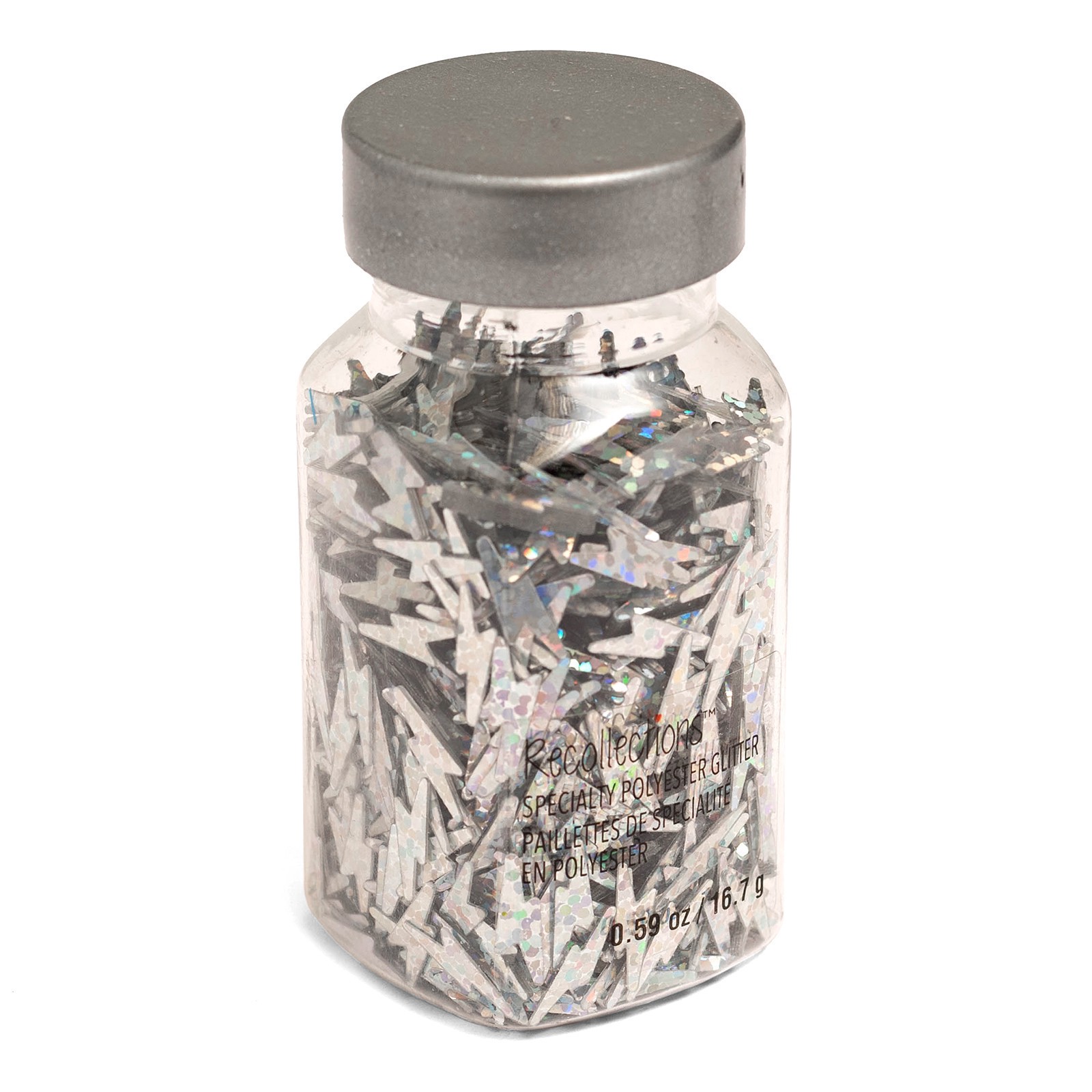slide 2 of 5, Lightning Bolts Specialty Polyester Glitter By Recollections, 0.59oz., 0.59 oz