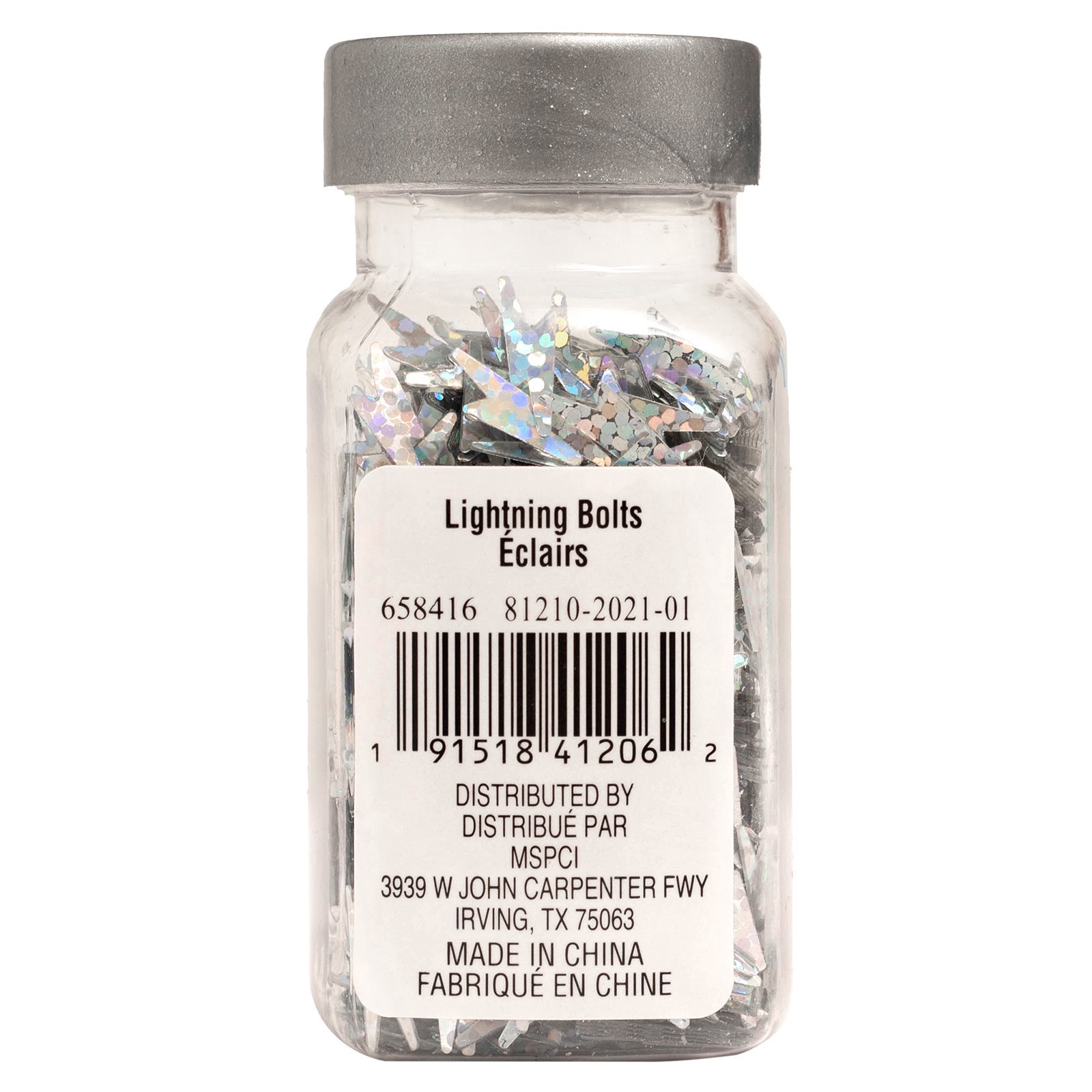 slide 3 of 5, Lightning Bolts Specialty Polyester Glitter By Recollections, 0.59oz., 0.59 oz