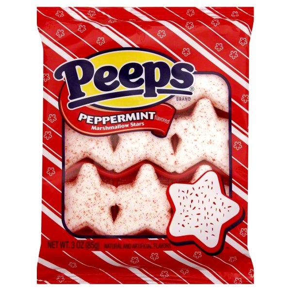 slide 1 of 1, Peeps Peppermint Stars, 3 oz