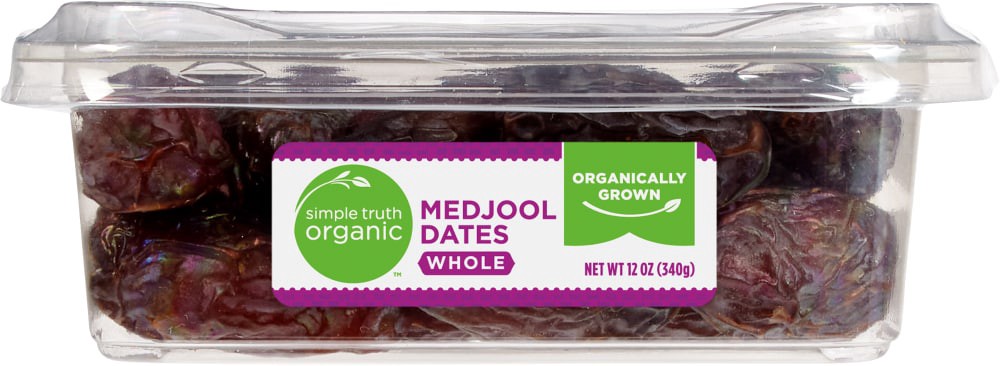 slide 2 of 3, Simple Truth Whole Medjool Dates, 12 oz