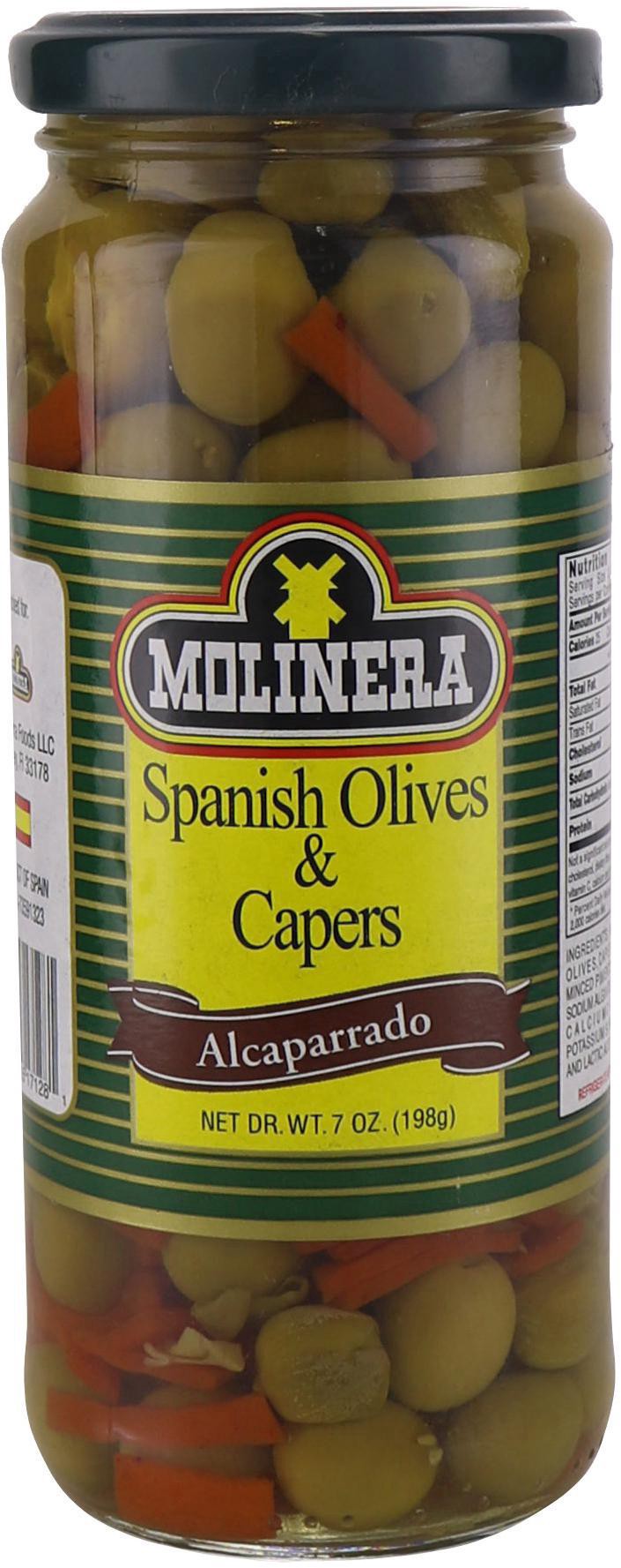 slide 1 of 1, Molinera Alcaparrado Spanish Olives & Capers, 7 oz