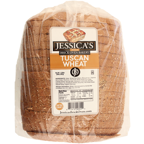 Jessica's Brick Oven Tuscan Pane Wheat 20 oz Shipt