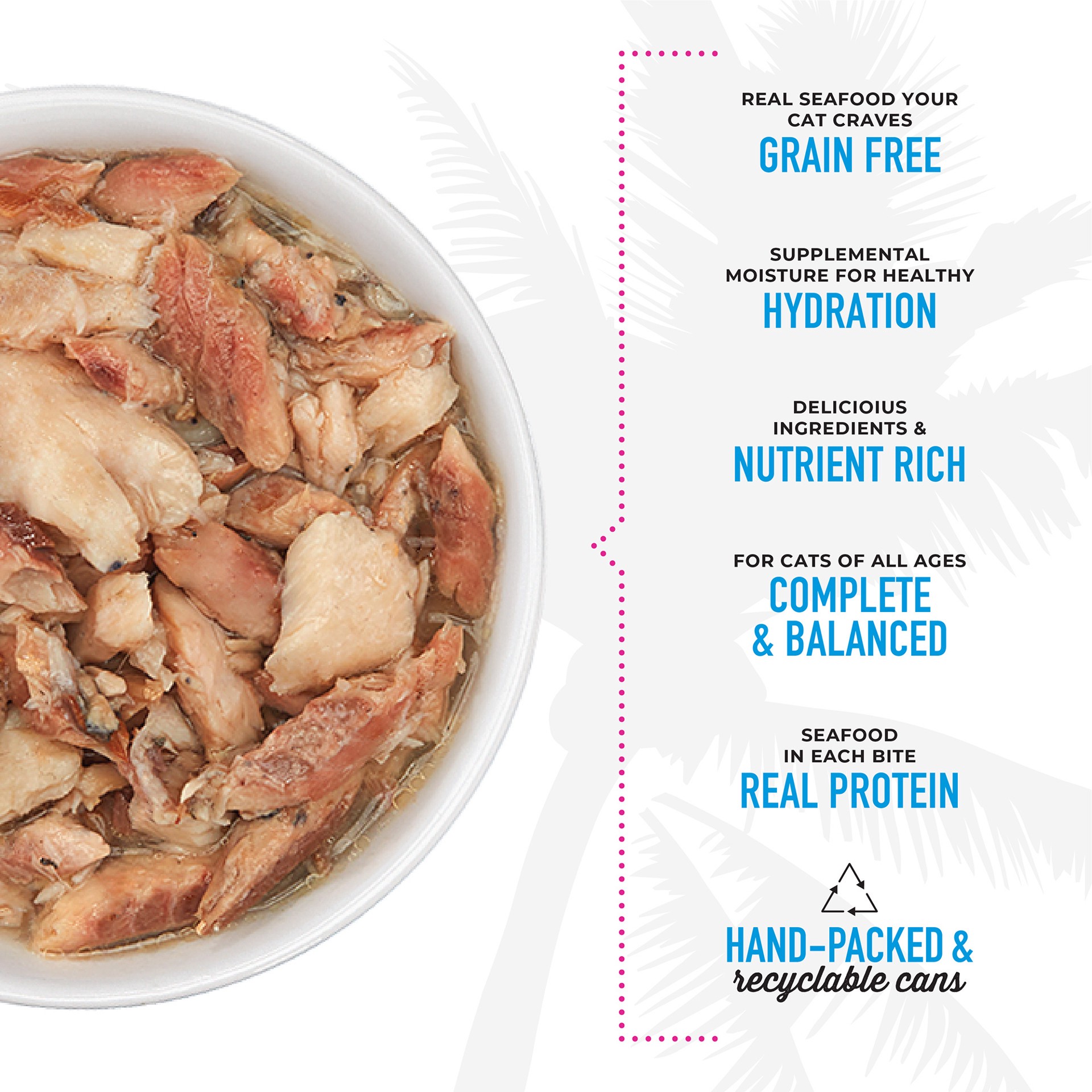 slide 4 of 8, Tiki Cat Luau Seabass Recipe Wet Cat Food, 2.8 oz