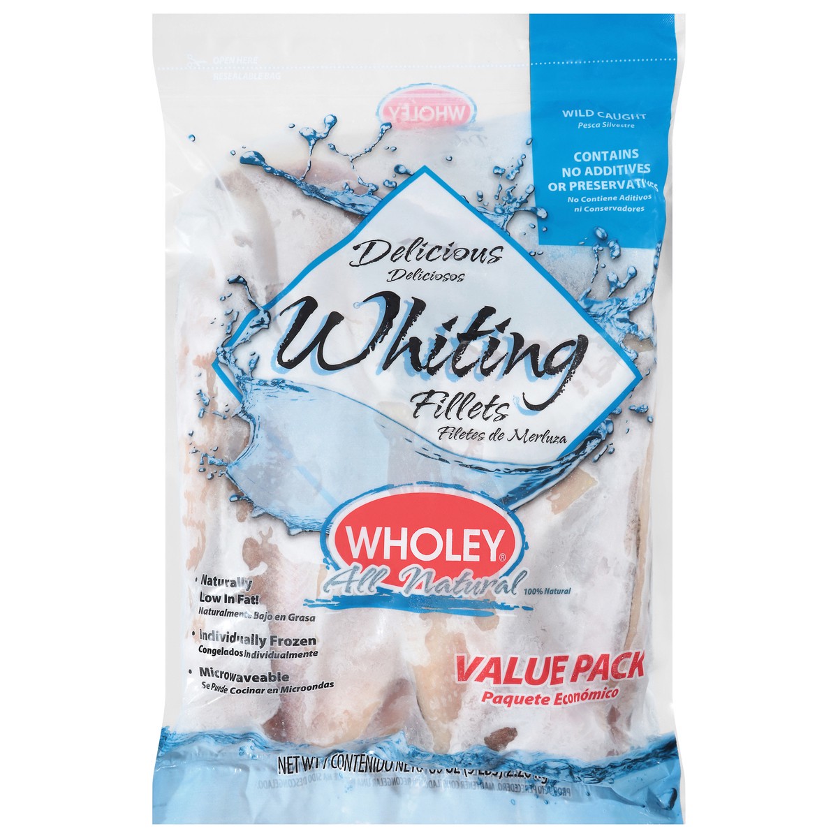 slide 1 of 9, Wholey Whiting Fillets Value Pack 80 oz, 80 oz