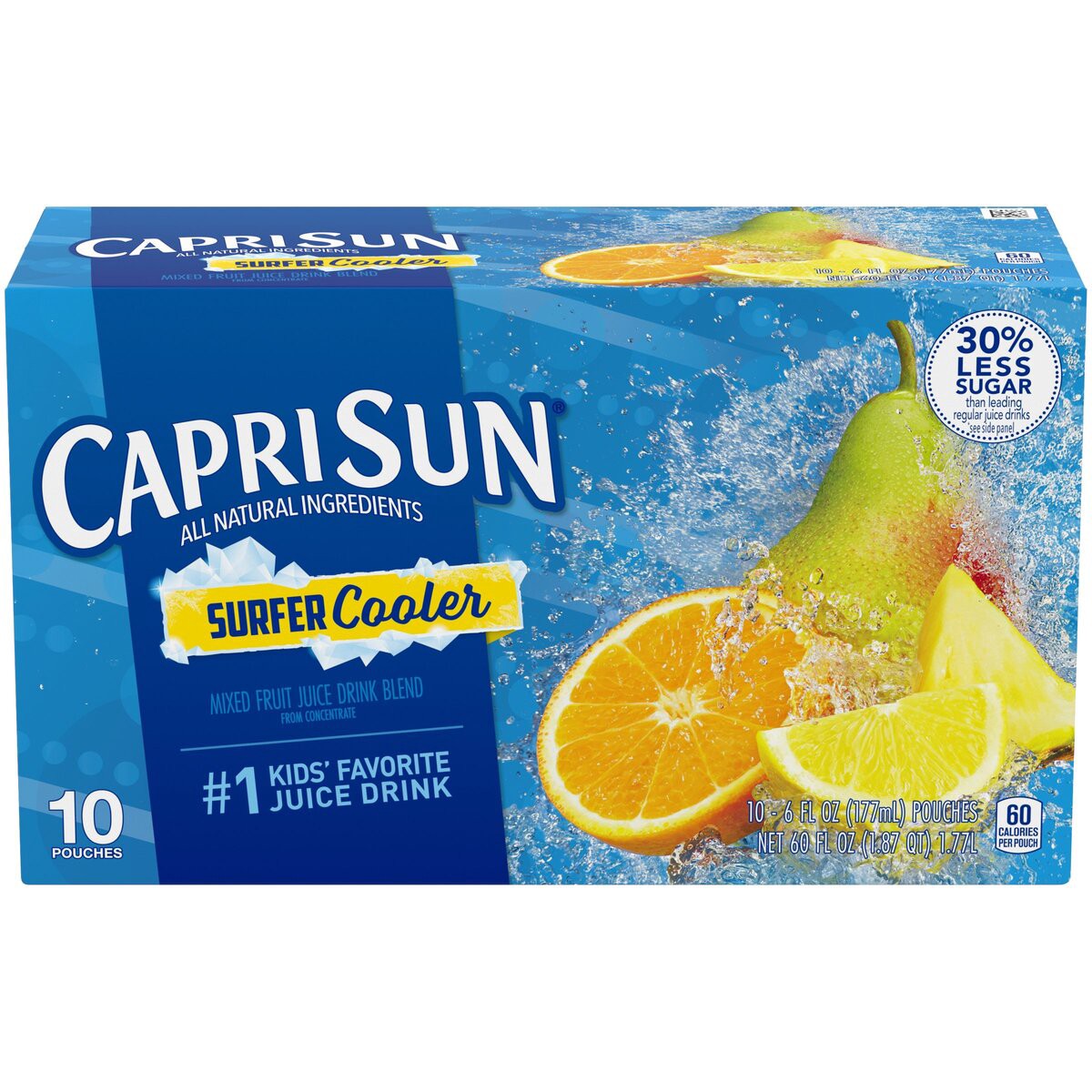 slide 1 of 8, Capri Sun Surfer Cooler Juice Drink - 10 ct; 6 fl oz, 10 ct; 6 fl oz