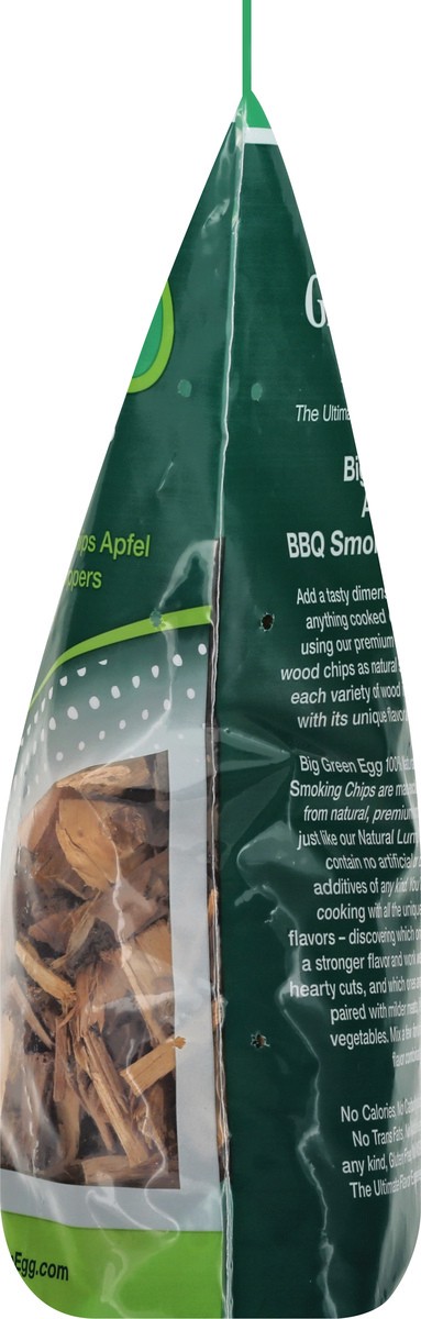 slide 3 of 10, Big Green Egg Apple Smoking Chips 2.9 lt, 2.90 l