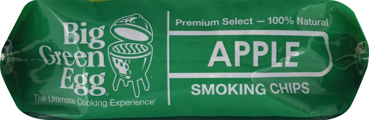 slide 7 of 10, Big Green Egg Apple Smoking Chips 2.9 lt, 2.90 l