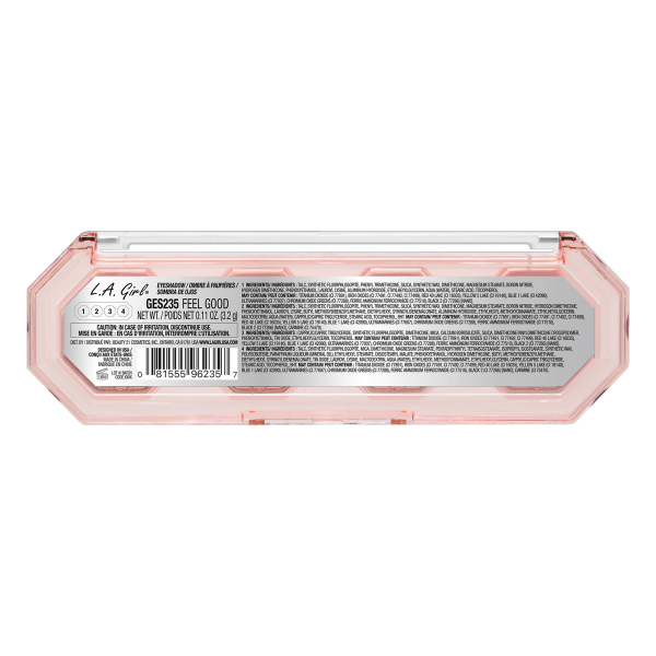 slide 4 of 5, L.A. Girl 4-Play Eyeshadow Palette, Feel Good, 1 ct