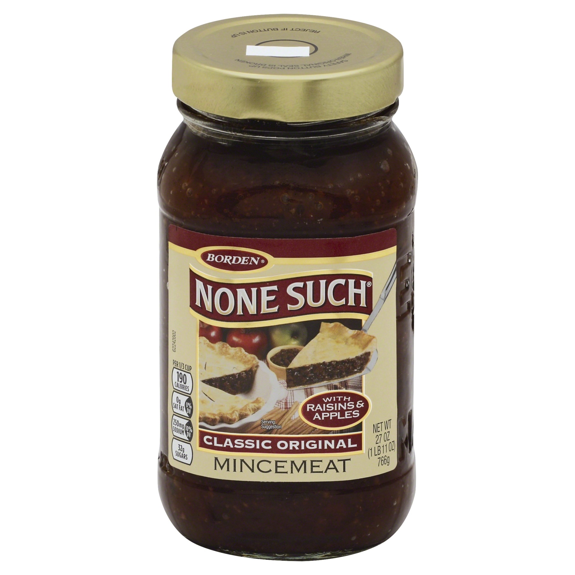 slide 1 of 6, Borden None Such Classic Original Mincemeat, 27 oz