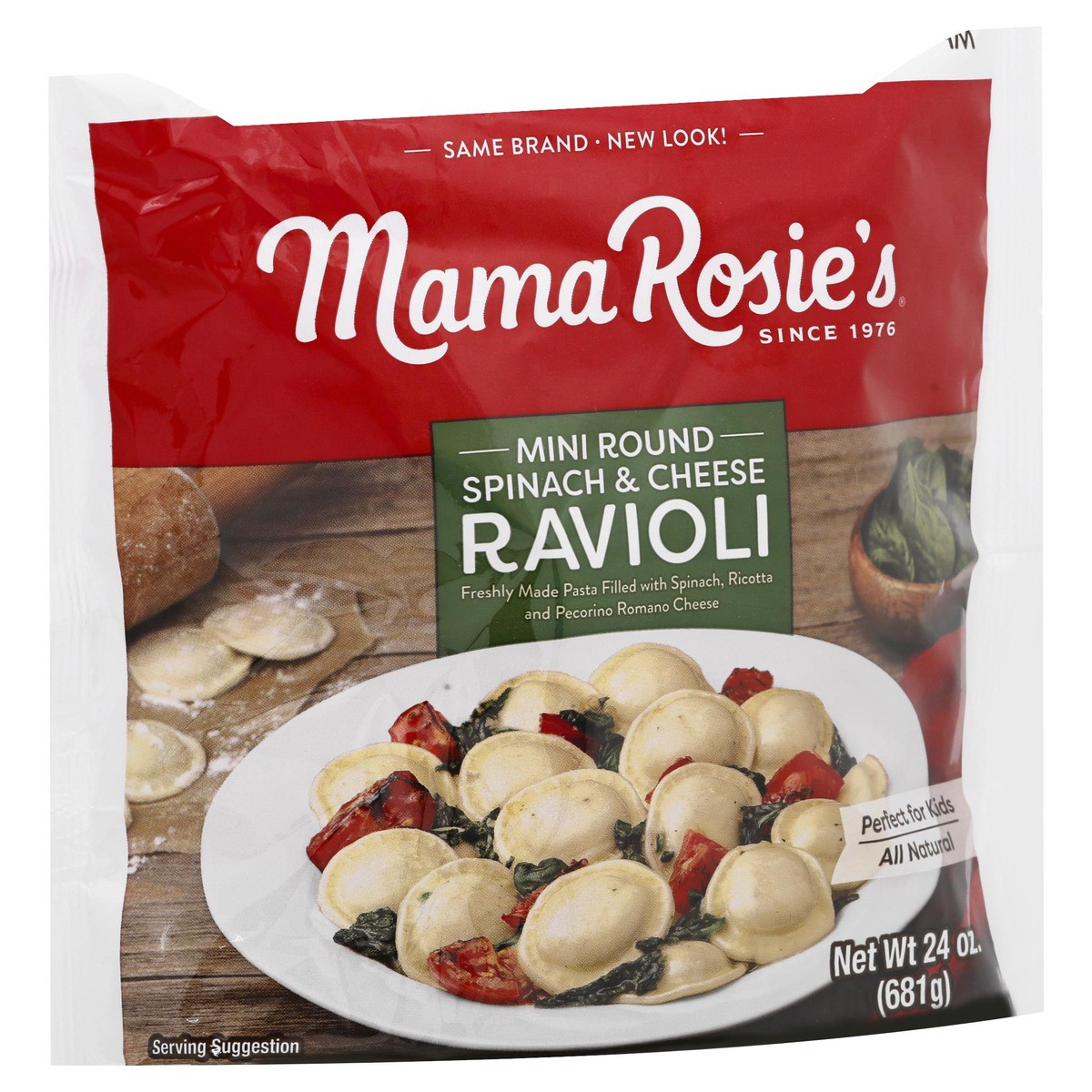 slide 4 of 10, Mama Rosie's Spinach & Cheese Ravioli, 24 oz