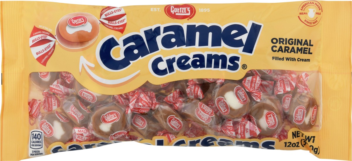 slide 9 of 9, Goetze's Caramel Creams - Original, 12 oz