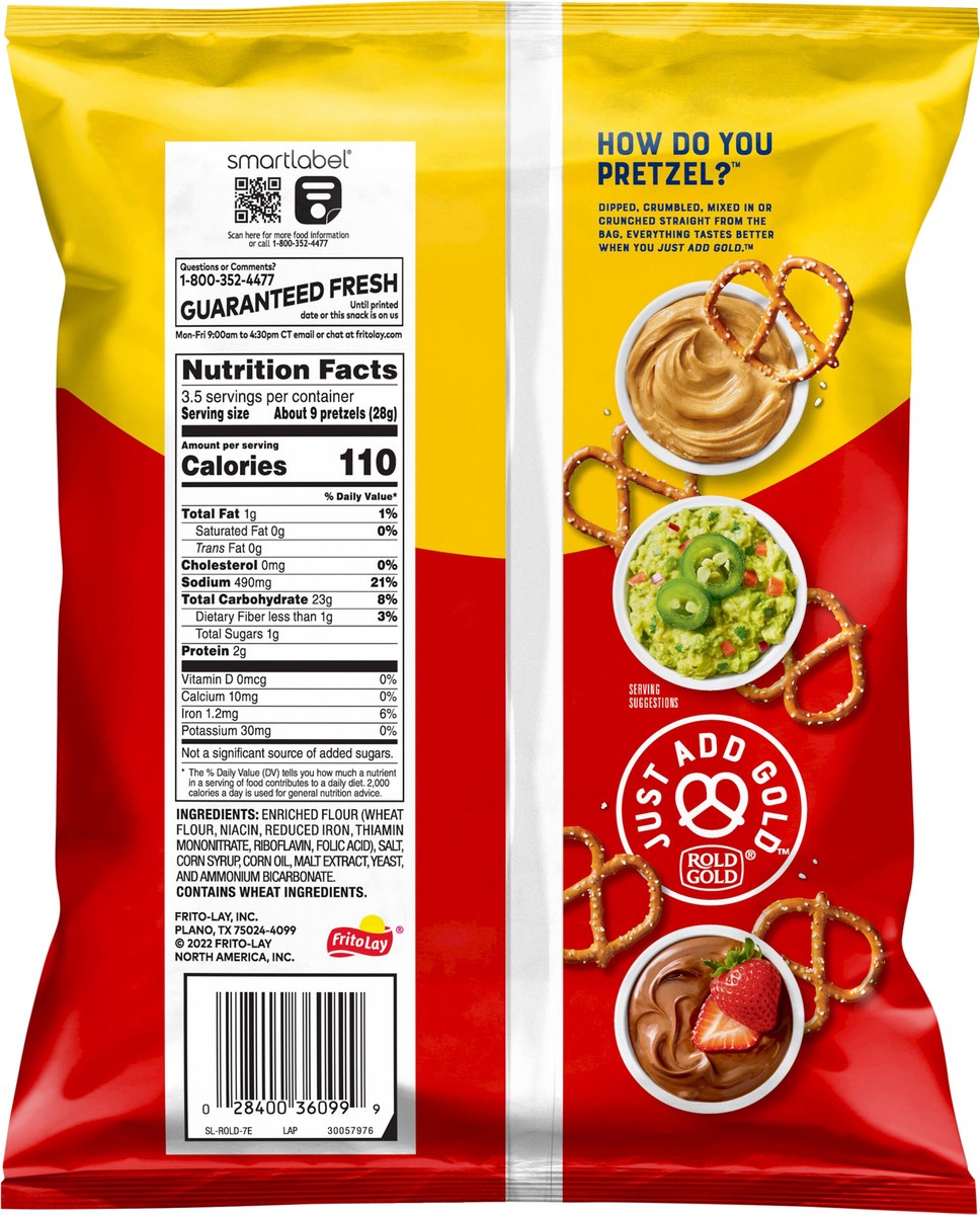 slide 3 of 3, Rold Gold Thins Pretzel Original 3 1/2 Oz, 3.5 oz
