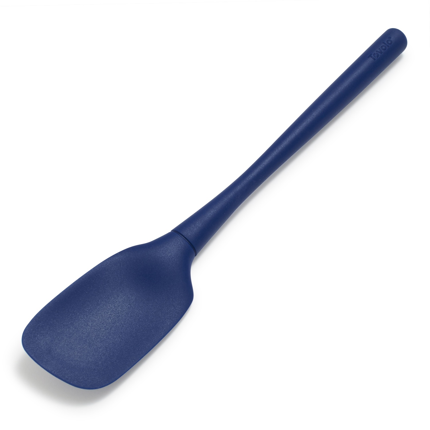 slide 1 of 1, Sur La Table Flex-Core Silicone Spatula Spoon, Blue, 1 ct