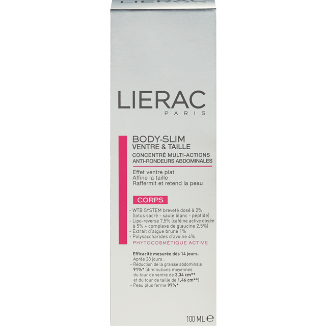 slide 1 of 1, Lierac Paris Body-Slim Stomach & Waist, 3.4 oz