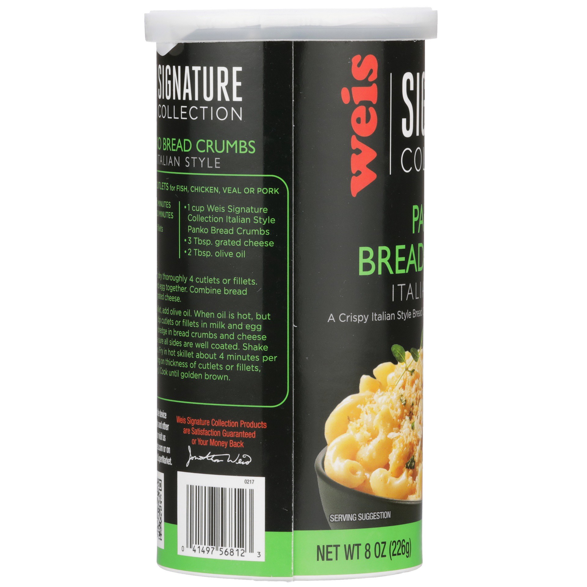 slide 2 of 6, Weis Quality Italian Style Panko Bread Crumbs, 8 oz