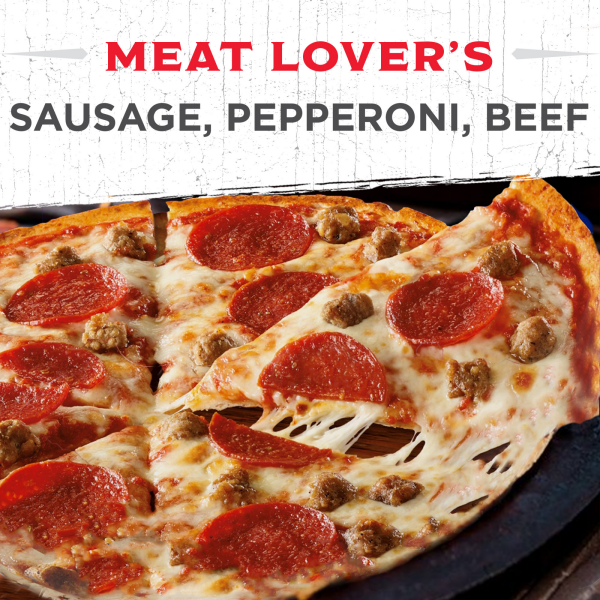 slide 17 of 24, Jack's Thin Crust Meat Lover's Frozen Pizza, 14.43 oz