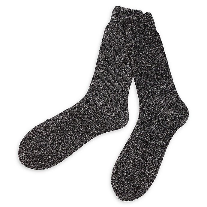 slide 1 of 1, Clear Creek Mens Heat Socks - Black Heather, 1 ct