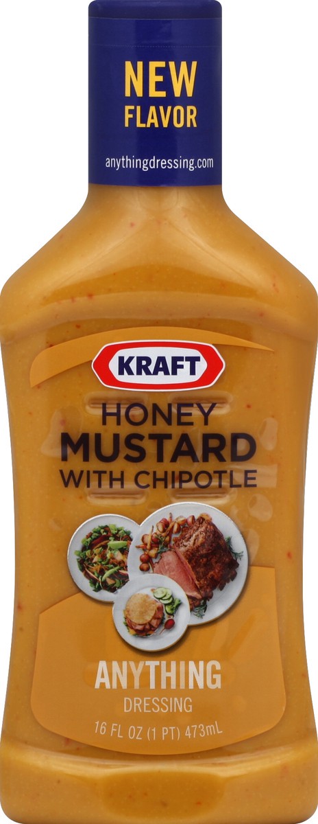 slide 2 of 2, Kraft Dressing, Honey Mustard, with Chipotle, 16 fl oz