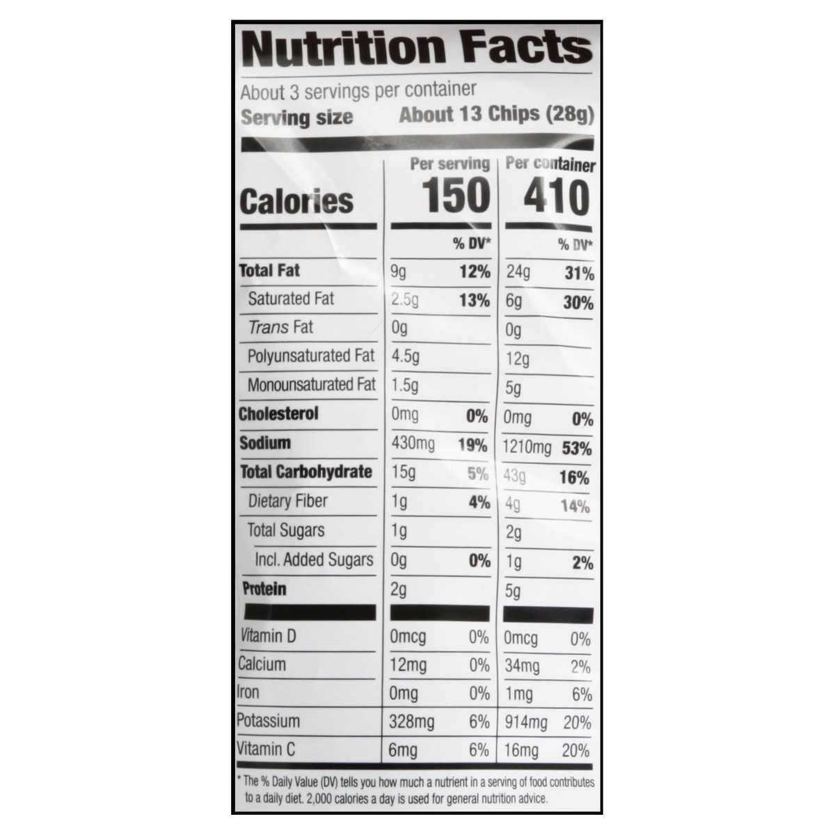 slide 5 of 10, Herr's Potato Chips, Salt And Pepper, 2.34 oz