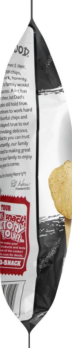 slide 7 of 10, Herr's Potato Chips, Salt And Pepper, 2.34 oz