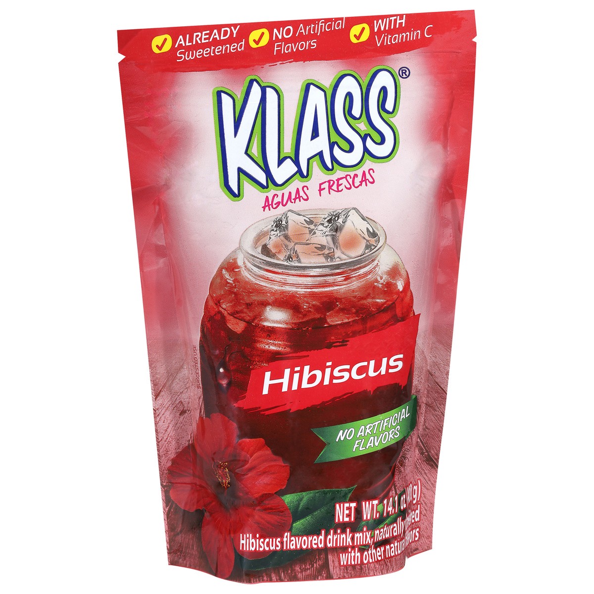 slide 4 of 14, Klass Aguas Frescas Hibiscus Drink Mix 14.1 oz, 14.1 oz