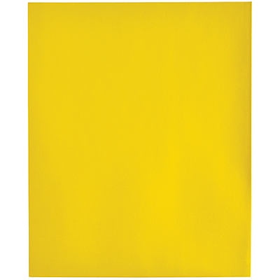 slide 1 of 1, Unison Paper 2 Pocket Portfolio Yellow, 1 ct