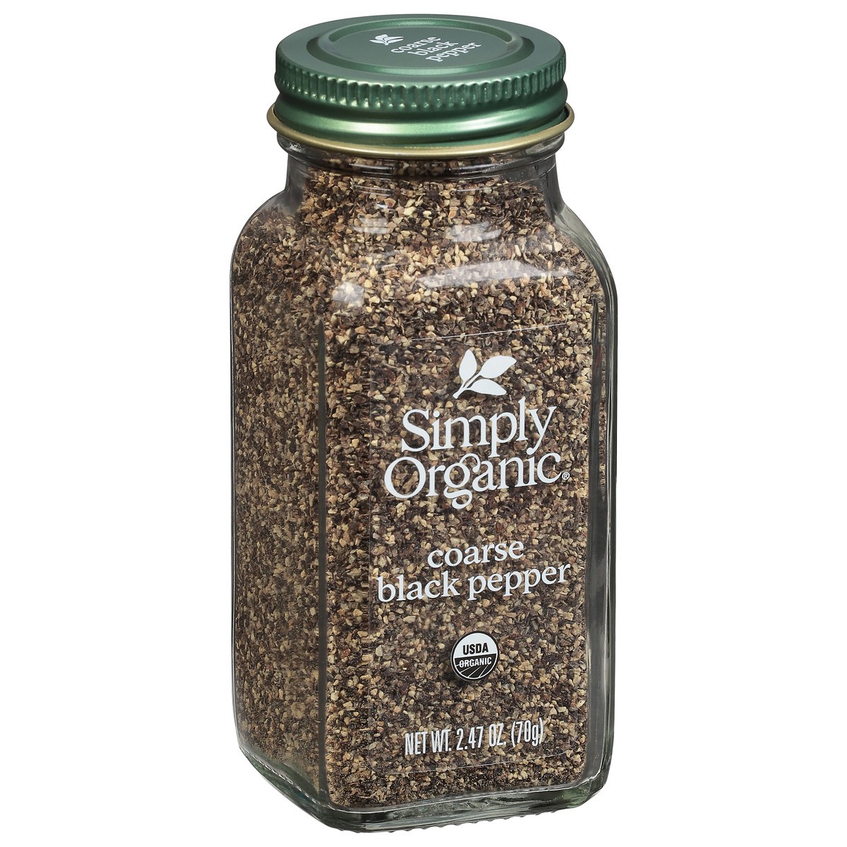 slide 2 of 9, Simply Organic Coarse Black Pepper, 2.47 oz