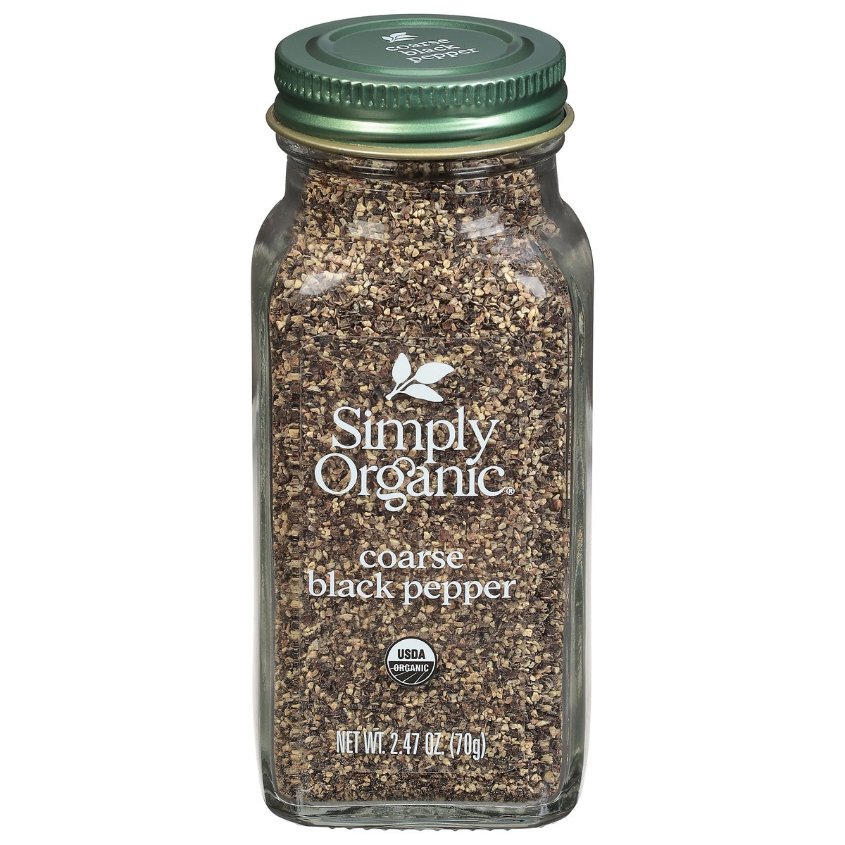 slide 1 of 9, Simply Organic Coarse Black Pepper, 2.47 oz