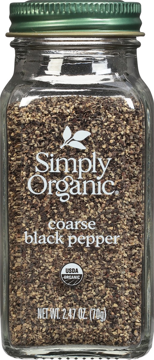 slide 6 of 9, Simply Organic Coarse Black Pepper, 2.47 oz