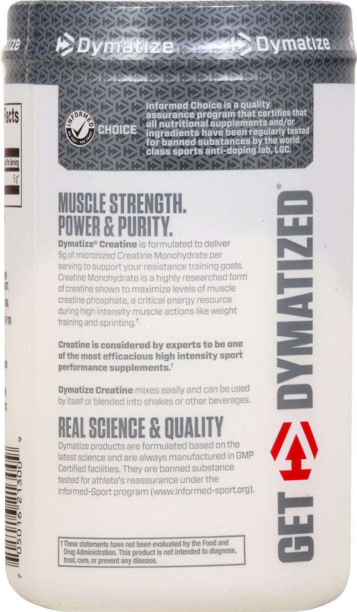 slide 2 of 11, Dymatize Micronized Unflavored Creatine 10.58 oz, 10.7 oz