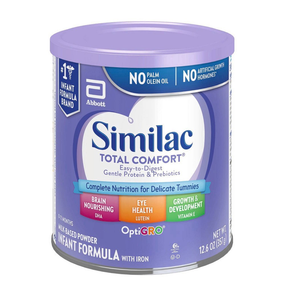slide 6 of 15, Similac Total Comfort Infant Formula with Iron Powder 1-12.6 oz Can, 12.6 oz