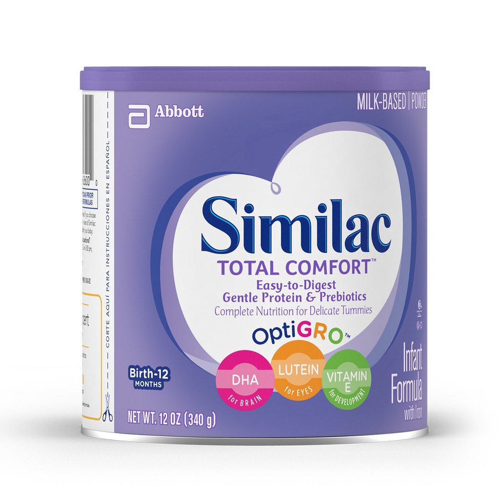 slide 2 of 15, Similac Total Comfort Infant Formula with Iron Powder 1-12.6 oz Can, 12.6 oz