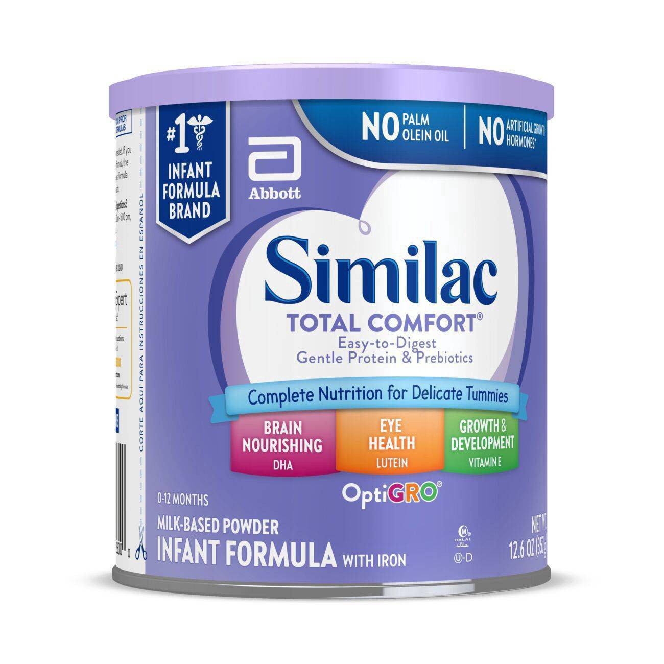 slide 12 of 15, Similac Total Comfort Infant Formula with Iron Powder 1-12.6 oz Can, 12.6 oz