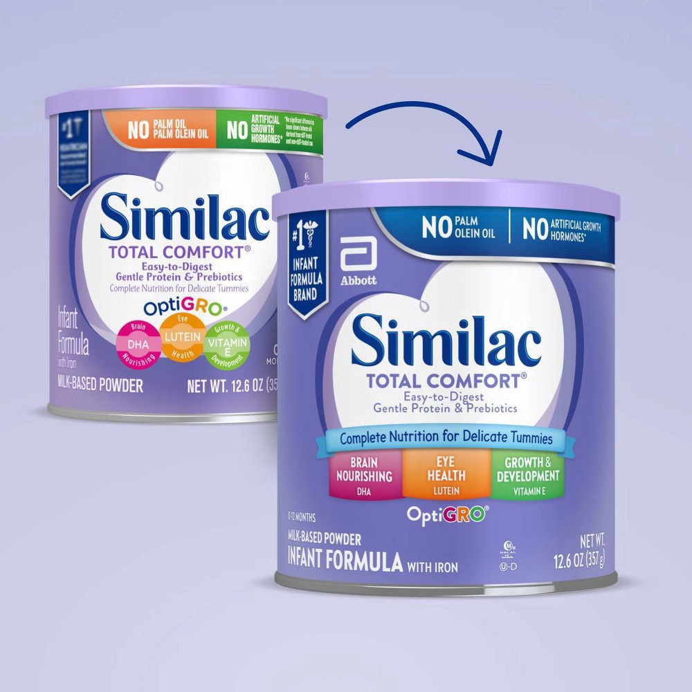 slide 15 of 15, Similac Total Comfort Infant Formula with Iron Powder 1-12.6 oz Can, 12.6 oz