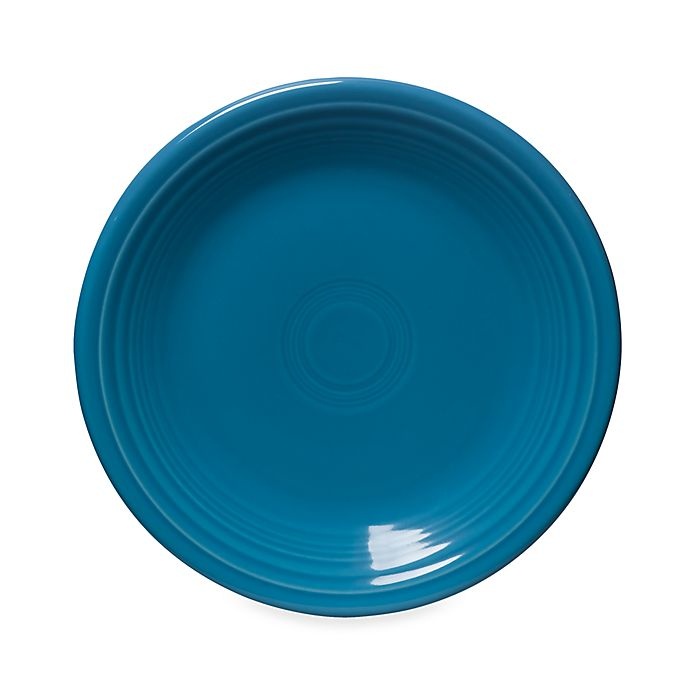 slide 1 of 1, Fiesta Salad Plate - Peacock, 1 ct