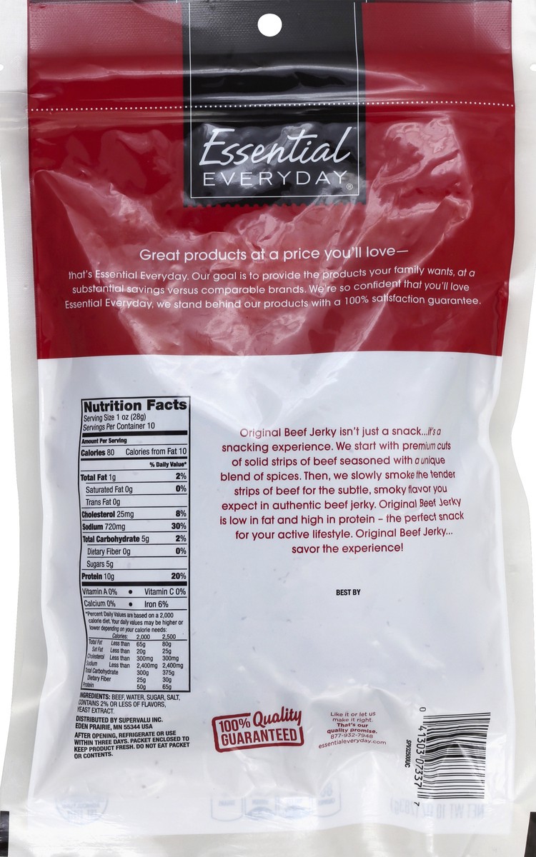 Essential Everyday Beef Jerky, Original 10 oz Shipt