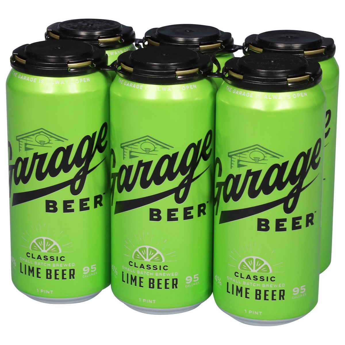 slide 9 of 12, Garage Beer Classic Lime Beer 6 Pack 6 - 16 oz Cans, 6 ct; 16 oz