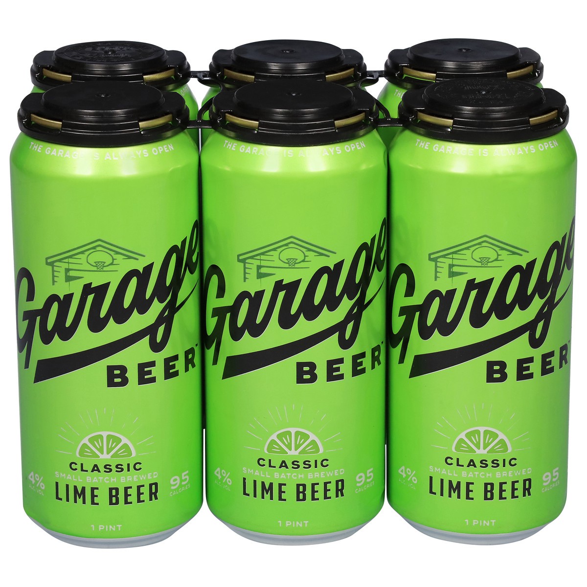 slide 3 of 12, Garage Beer Classic Lime Beer 6 Pack 6 - 16 oz Cans, 6 ct; 16 oz