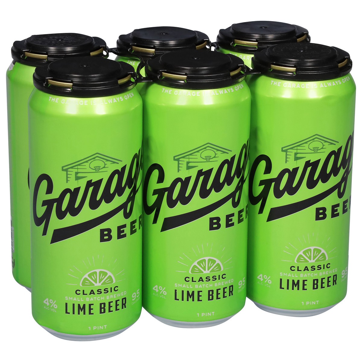 slide 5 of 12, Garage Beer Classic Lime Beer 6 Pack 6 - 16 oz Cans, 6 ct; 16 oz