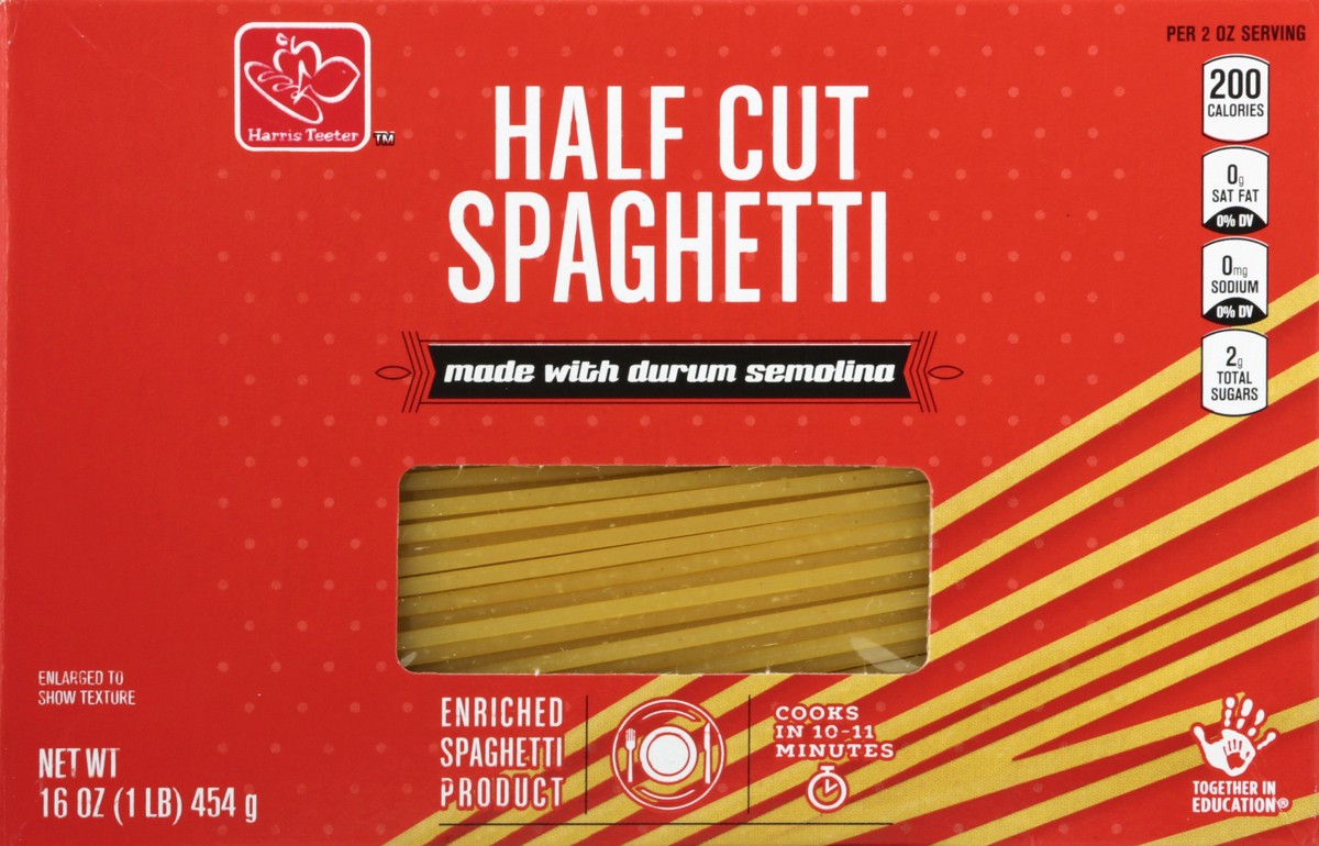 slide 1 of 12, Harris Teeter Cut Spaghetti, 16 oz