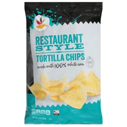 Giant Tortilla Chips Restaurant Style 100% White Corn