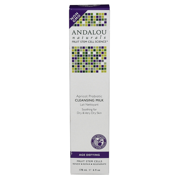 slide 1 of 8, Andalou Naturals Apricot Probiotic Cleansing Milk, 6 fl oz