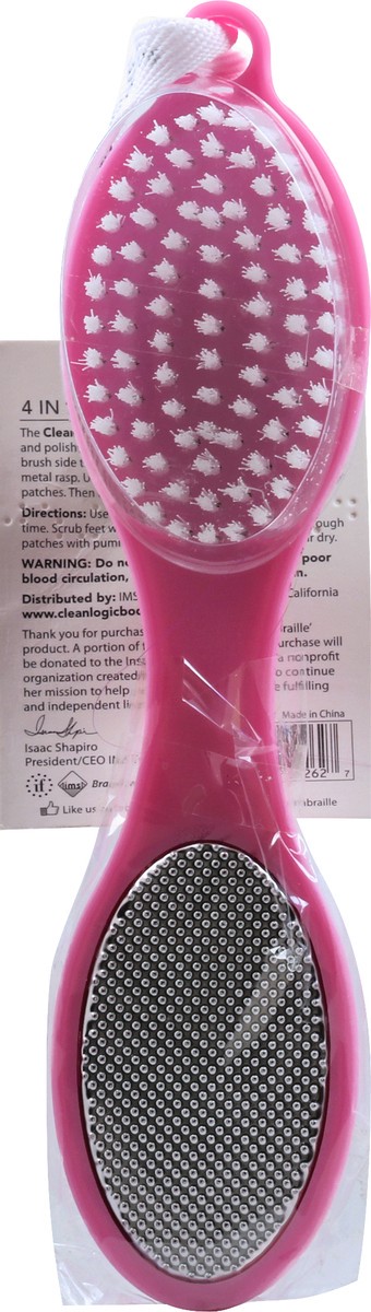 slide 2 of 10, cleanlogic Foot Buffer/Brush, 1 ct