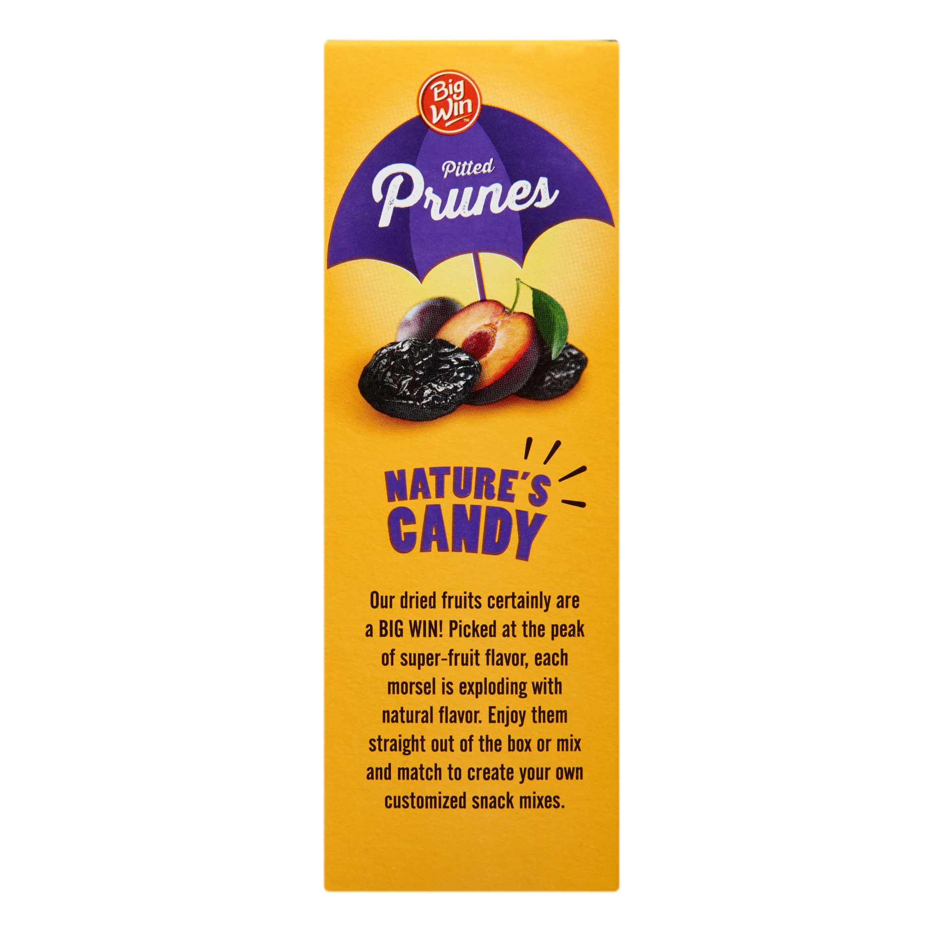 slide 3 of 3, Big Win Pitted Prunes, 3 oz